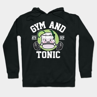 Gym and Tonic Cute Drink and Workout Hoodie